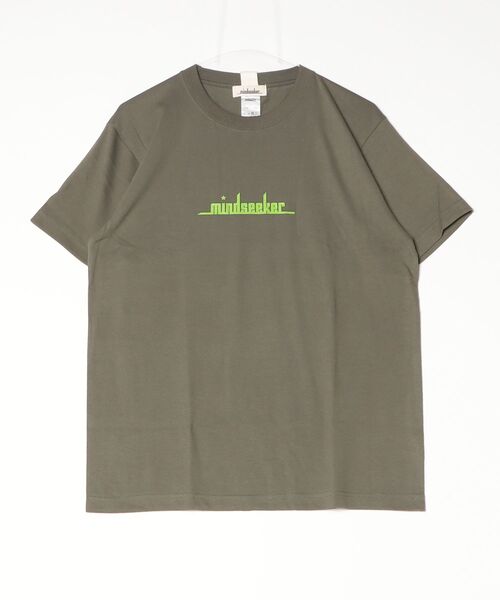 mindseeker（マインドシーカー）の「BE YOUR SELF TEE（Tシャツ/カットソー・メンズ・スミクロ/ライトピンク/グリーン/クリーム/オリーブ/ブラウン/ピンク・2/3/1）」の4枚目の写真