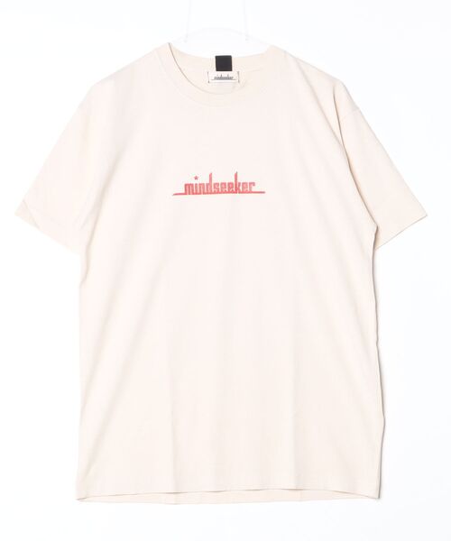 mindseeker（マインドシーカー）の「BE YOUR SELF TEE（Tシャツ/カットソー・メンズ・スミクロ/ライトピンク/グリーン/クリーム/オリーブ/ブラウン/ピンク・2/3/1）」の3枚目の写真