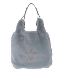 2WAY ECO-FUR SHOPPING TOTE BAG
