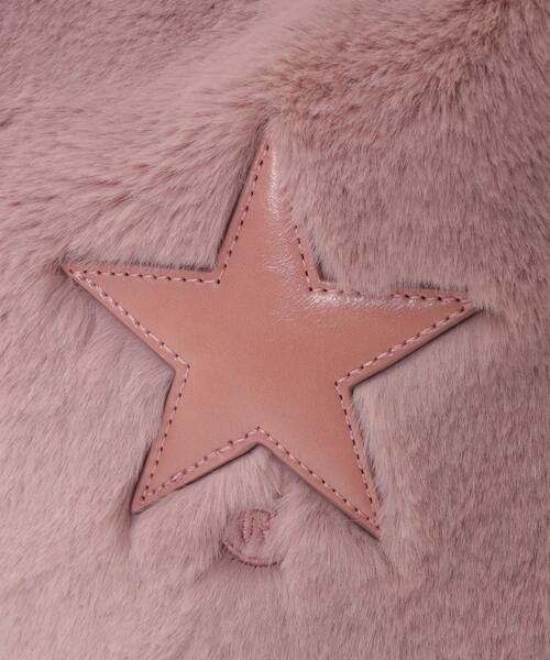 CONVERSE TOKYO(コンバーストウキョウ)の「2WAY ECO-FUR SHOPPING TOTE BAG(トートバッグ・レディース・ベージュ/グリーン/サックスブルー/ピンク/チャコールグレー・FREE)」の8枚目の写真