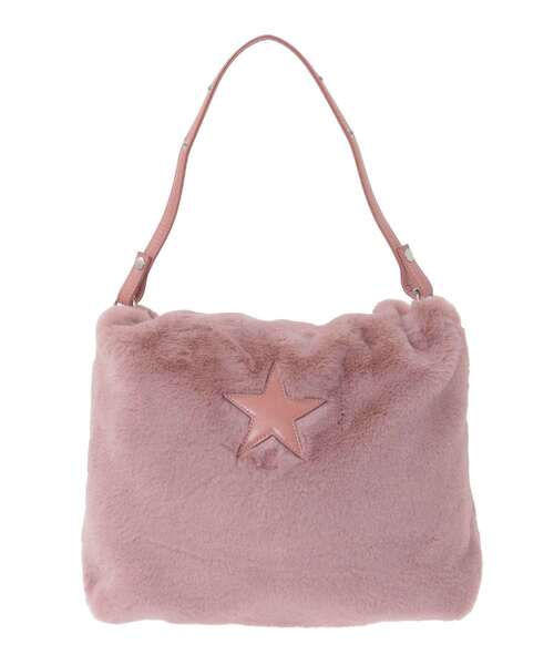 CONVERSE TOKYO(コンバーストウキョウ)の「2WAY ECO-FUR SHOPPING TOTE BAG(トートバッグ・レディース・ベージュ/グリーン/サックスブルー/ピンク/チャコールグレー・FREE)」の11枚目の写真