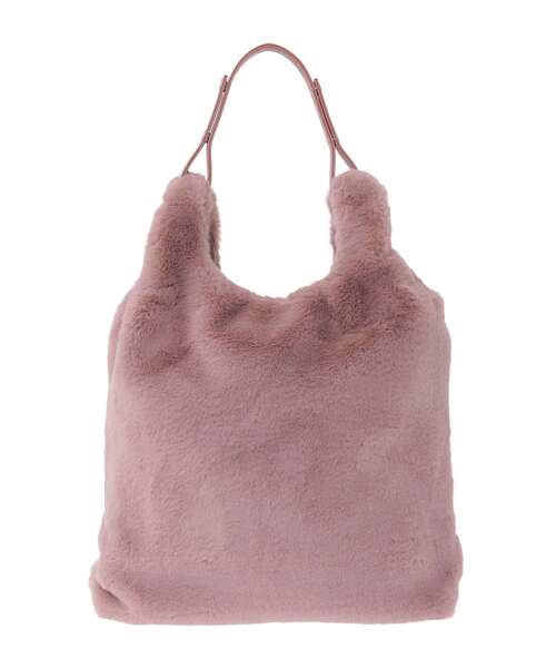 CONVERSE TOKYO(コンバーストウキョウ)の「2WAY ECO-FUR SHOPPING TOTE BAG(トートバッグ・レディース・ベージュ/グリーン/サックスブルー/ピンク/チャコールグレー・FREE)」の14枚目の写真
