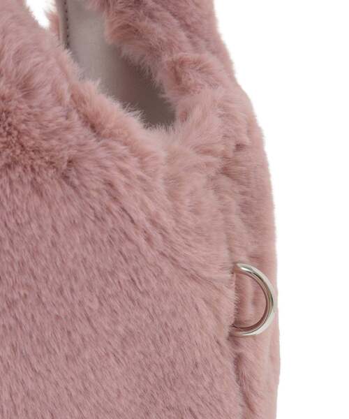 CONVERSE TOKYO(コンバーストウキョウ)の「2WAY ECO-FUR SHOPPING TOTE BAG(トートバッグ・レディース・ベージュ/グリーン/サックスブルー/ピンク/チャコールグレー・FREE)」の16枚目の写真