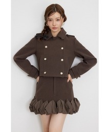 rienda | 【AW先行アイテム】ダブルブレストジャケット 秋服 冬服(テーラードジャケット)