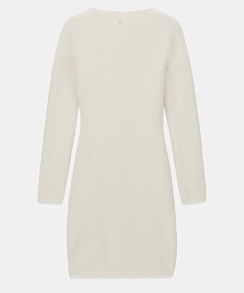 Guess（ゲス）の「JAYCEE Half Zip Sweater Dress ワンピース ニットワンピース（ワンピース・レディース・クリーム・MEDIUM/X-SMALL/SMALL）」の6枚目の写真