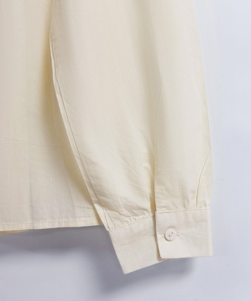 ONEP STAR(ワンピスター)の「レース切替スタンドカラー長袖シャツ(シャツ/ブラウス・レディース・ベージュ・MEDIUM/X-LARGE/LARGE)」の11枚目の写真