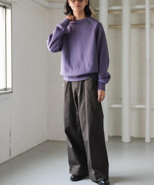 FORK&SPOON(フォークアンドスプーン)の「FORK&SPOON ワイドシルエットチノパンツ(その他パンツ・メンズ・ブラウン/ブラック・4/5)」の7枚目の写真