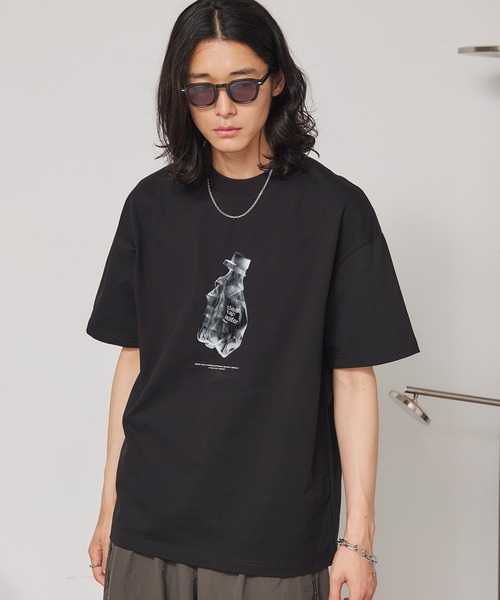 SEN TOKYO(セントーキョー)の「ラバープリントグラフィックTee(Tシャツ/カットソー・レディース・ブラック/ホワイト・MEDIUM)」の20枚目の写真