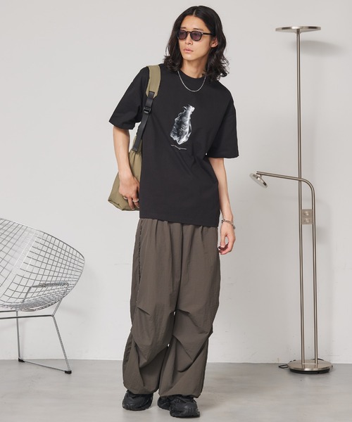 SEN TOKYO(セントーキョー)の「ラバープリントグラフィックTee(Tシャツ/カットソー・レディース・ブラック/ホワイト・MEDIUM)」の14枚目の写真