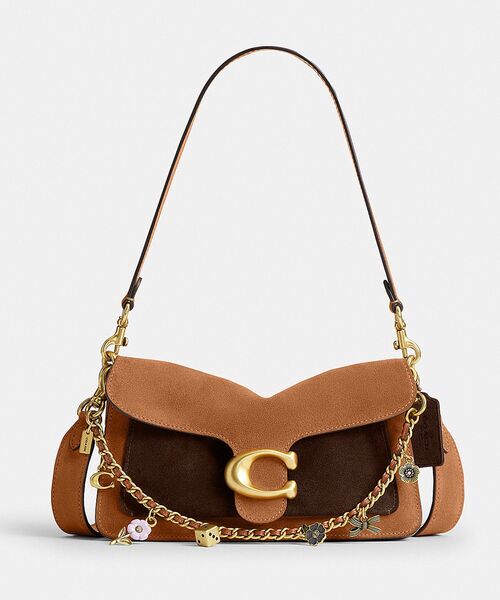 COACH(コーチ)の「タビー ショルダー バッグ 26・カラーブロック・モチーフ チェーン(ショルダーバッグ・レディース・ブラウン系その他・ONE)」の4枚目の写真