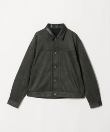 green label relaxing（グリーンレーベルリラクシング）の「スエードライク ファーストタイプ ジャケット（ブルゾン）」