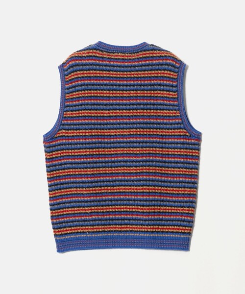 Coohem(コーヘン)の「<COOHEM> BORDER KNIT VEST/ベスト(ベスト・メンズ・グレー系/ロイヤルブルー・M/L)」の7枚目の写真