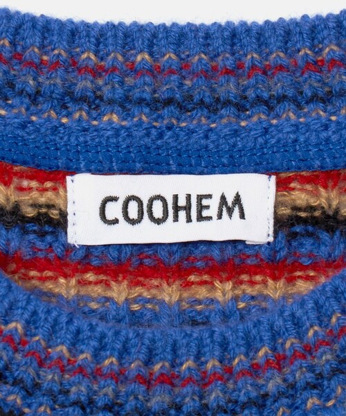 Coohem(コーヘン)の「<COOHEM> BORDER KNIT VEST/ベスト(ベスト・メンズ・グレー系/ロイヤルブルー・M/L)」の6枚目の写真
