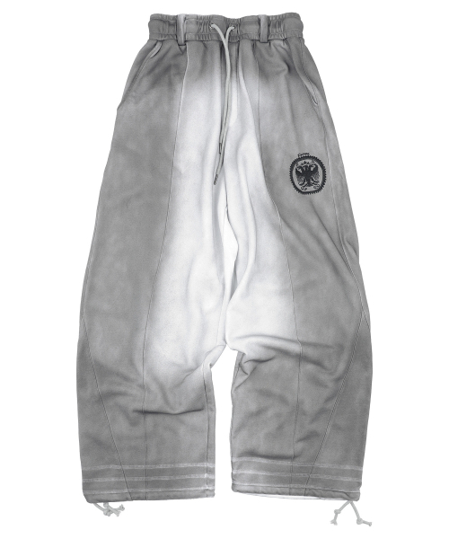 GLACK（グラック）の「GP191 ダーティースプレー ワイドスウェットトレーニングパンツ（グレー）（スウェットパンツ・レディース・その他・MEDIUM/LARGE）」の11枚目の写真