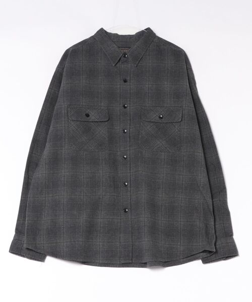 PENDLETON（ペンドルトン）の「PENDLETON | 〈別注〉 Regular Collar Shirt（シャツ/ブラウス・メンズ・グレー/レッド/ブルー・S/M/L）」の2枚目の写真