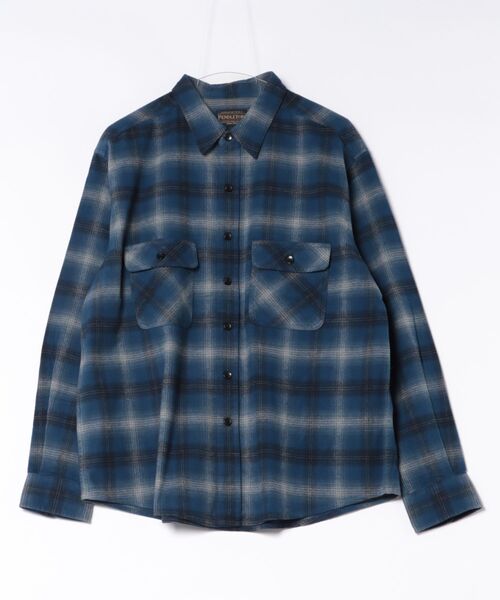 PENDLETON（ペンドルトン）の「PENDLETON | 〈別注〉 Regular Collar Shirt（シャツ/ブラウス・メンズ・グレー/レッド/ブルー・S/M/L）」の3枚目の写真