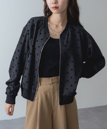 【ANNA LUNA】ドット で魅せる、旬顔 ブルゾン