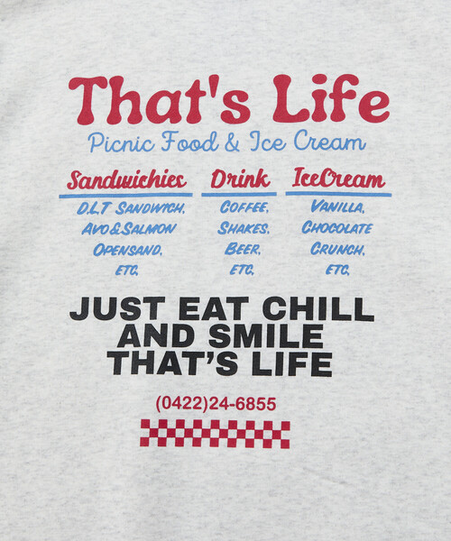 FREAK'S STORE(フリークスストア)の「限定展開 Thats Life SWT クルーネック スウェット(スウェット・メンズ・ブラック/ネイビー/グレー/ピンク・LARGE/SMALL/MEDIUM)」の22枚目の写真