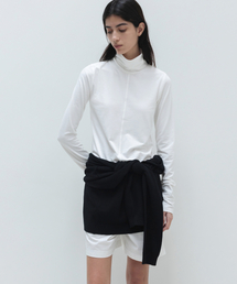STITCH タートルネック Tシャツ WHITE