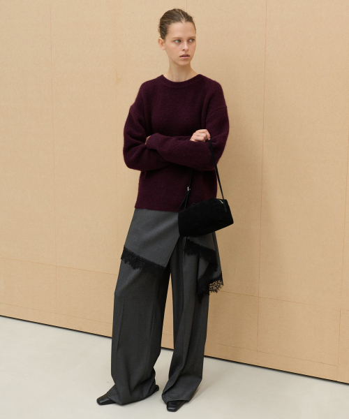 LEVAR（レバー）の「Whenever Layered Wrap Skirt - Charcoal（スカート・レディース・その他・FREE）」の3枚目の写真
