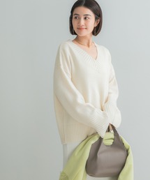 『WEB/一部店舗限定』エクストラファインＶネックニット