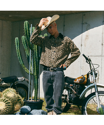 Leopardo Loco Trucker Beige
