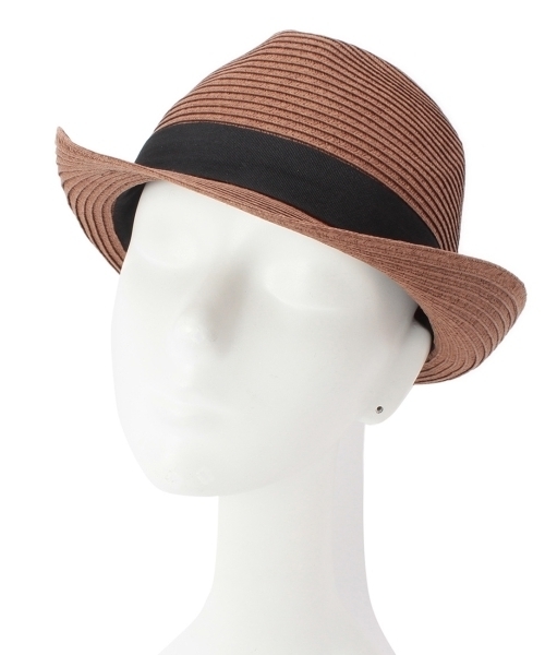 THE SHOP TK （ザ ショップ ティーケー ）の「中折れペーパーハット（ハット・レディース・ブラウン/ブラック/ベージュ/ホワイト・99）」の9枚目の写真