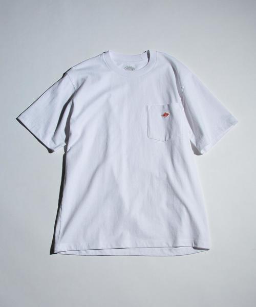 DANTON（ダントン）の「＜DANTON（ダントン）＞ 1POC LOGO TEE/Tシャツ◆（Tシャツ/カットソー・メンズ・ホワイト/ダークグレー/ネイビー・40/38）」の2枚目の写真