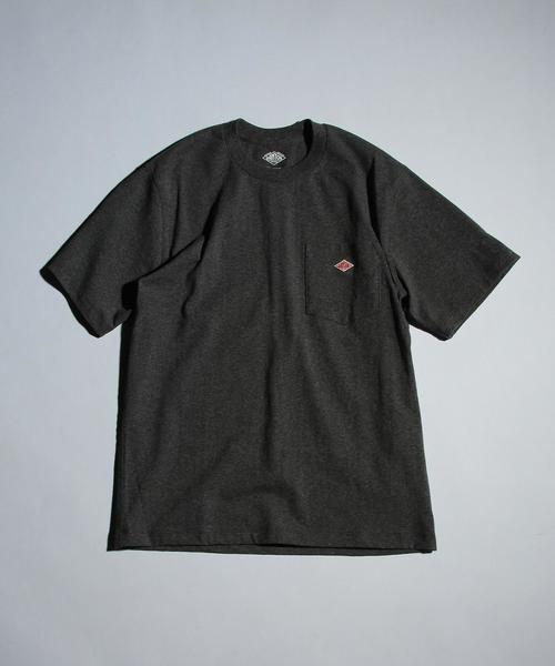 DANTON（ダントン）の「＜DANTON（ダントン）＞ 1POC LOGO TEE/Tシャツ◆（Tシャツ/カットソー・メンズ・ホワイト/ダークグレー/ネイビー・40/38）」の3枚目の写真