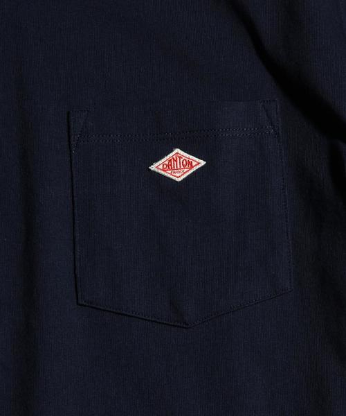 DANTON（ダントン）の「＜DANTON（ダントン）＞ 1POC LOGO TEE/Tシャツ◆（Tシャツ/カットソー・メンズ・ホワイト/ダークグレー/ネイビー・40/38）」の9枚目の写真