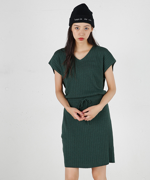 Moussy マウジー の Browsing Knit Op ワンピース Wear