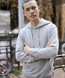 Denime | ソフト裏毛無地プルオーバーパーカー(パーカー)