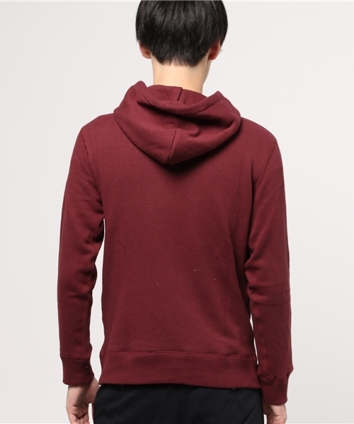 Denime(ドゥニーム)の「ソフト裏毛無地プルオーバーパーカー(パーカー・メンズ・ホワイト/ブラック/ワイン/グレー・SMALL/MEDIUM/X-LARGE/X-SMALL/LARGE)」の6枚目の写真