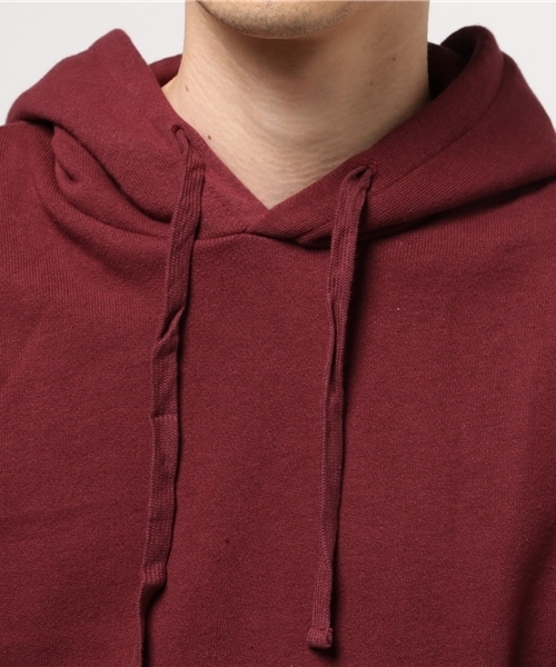 Denime(ドゥニーム)の「ソフト裏毛無地プルオーバーパーカー(パーカー・メンズ・ホワイト/ブラック/ワイン/グレー・SMALL/MEDIUM/X-LARGE/X-SMALL/LARGE)」の7枚目の写真