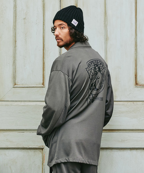 【ヒステリックグラマー】テーラードジャケット☆SB☆総裏ロゴ☆グレー☆サイズF STYLING | HYSTERIC GLAMOUR ONLINE STORE ヒステリックグラマー