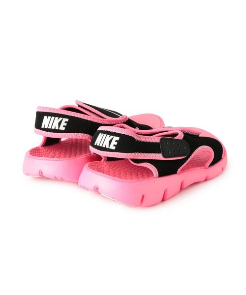 NIKE（ナイキ）の「WEB限定【NIKE(ナイキ)】サンレイアジャスト17cm-24cm ◆（サンダル・キッズ・ブラック/ピンク・19cm/17cm/18cm/23cm/20cm/21cm/24cm/22cm）」の4枚目の写真