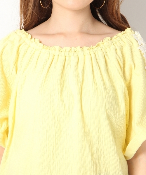 Heather（ヘザー）の「ソデスリットレースＴ  765517（Tシャツ/カットソー・レディース・ホワイト/ブラック/イエロー系その他・FREE）」の11枚目の写真