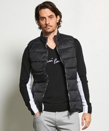 ARMANI EXCHANGE | 【AXアルマーニ エクスチェンジ】中わた入り ロゴプリント ベスト(ダウンベスト)