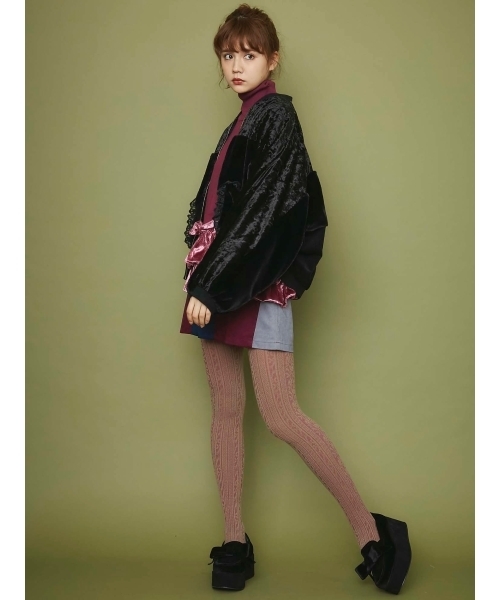 merry jenny(メリージェニー)の「いそざいドルマンブルゾン(ブルゾン・レディース・アイボリー/ブラック・FREE)」の3枚目の写真