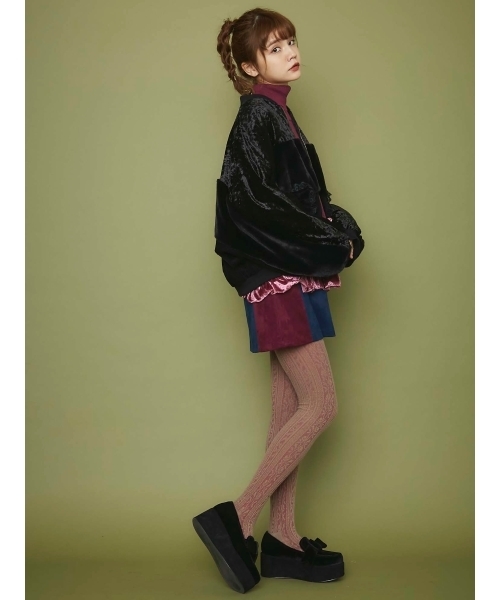 merry jenny(メリージェニー)の「いそざいドルマンブルゾン(ブルゾン・レディース・アイボリー/ブラック・FREE)」の5枚目の写真