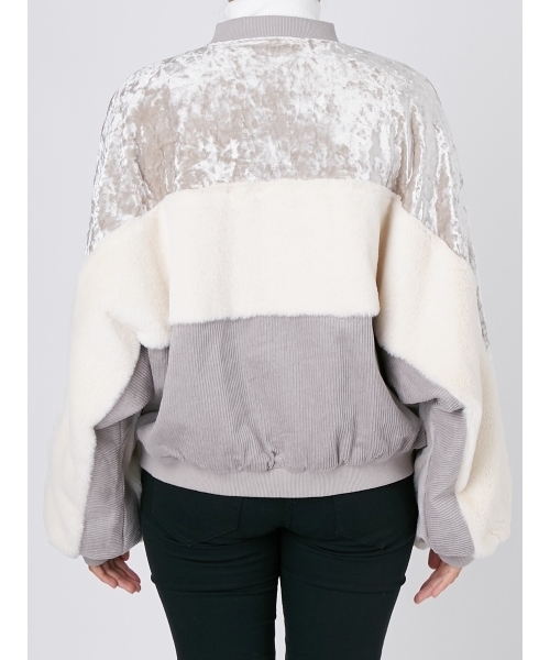 merry jenny(メリージェニー)の「いそざいドルマンブルゾン(ブルゾン・レディース・アイボリー/ブラック・FREE)」の11枚目の写真