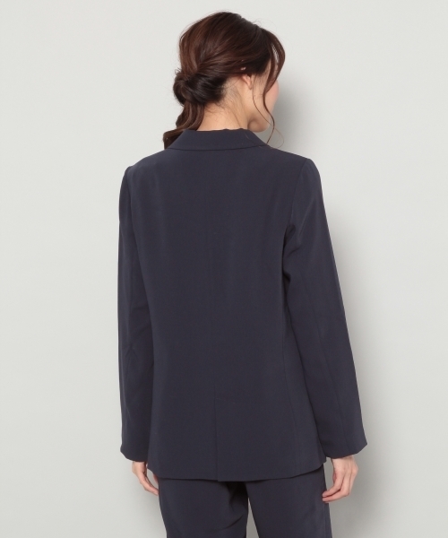 BLISS POINT（ブリスポイント）の「Wクロスダブルブレストジャケット / 779737（その他アウター・レディース・ライトグレー/ネイビー・MEDIUM/LARGE）」の8枚目の写真