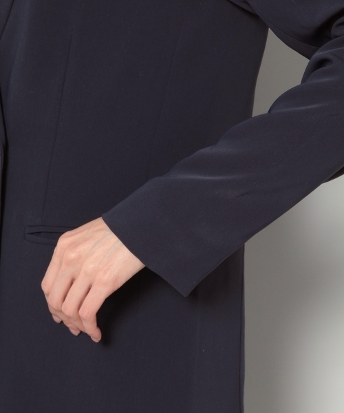 BLISS POINT（ブリスポイント）の「Wクロスダブルブレストジャケット / 779737（その他アウター・レディース・ライトグレー/ネイビー・MEDIUM/LARGE）」の10枚目の写真