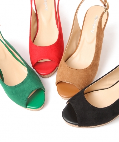 Andemiu（アンデミュウ）の「【レッドWEB限定】オープントゥサンダル790484（サンダル・レディース・ブラック/レッド/キャメル/グリーン・SMALL/MEDIUM/LARGE）」の10枚目の写真