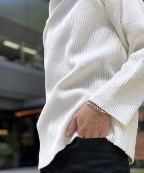 STUDIOUS(ステュディオス)の「【STUDIOUS】スムースラウンドカットバングル(バングル/リストバンド・メンズ・ブラック/シルバー/ゴールド・FREE)」の10枚目の写真