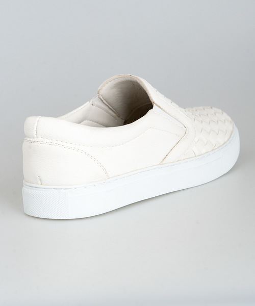 Buffalo Bobs（バッファローボブズ）の「INTRECCIATO SLIPON(イントレチャート スリッポン)メッシュスリッポン（スリッポン・メンズ・ブラック/ホワイト/ブルー・41/43）」の5枚目の写真