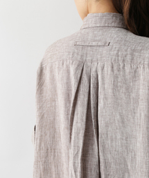 TICCA（ティッカ）の「[別注]TICCA / リネン 半袖シャツドレス