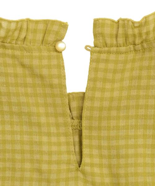 MAJESTIC LEGON（マジェスティックレゴン）の「フレンチスリーブフリルブラウス（シャツ/ブラウス・レディース・ブラック系その他/イエロー系その他/レッド系その他2・MEDIUM/SMALL）」の15枚目の写真