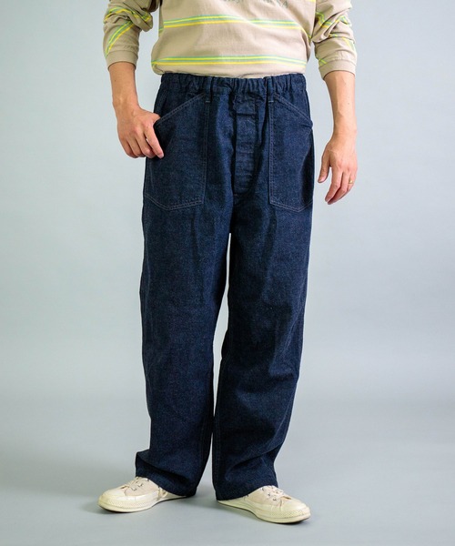 OMNIGOD（オムニゴッド）の「[OMNIGOD mens / オムニゴッド] 10ozデニム　PWイージーパンツ（デニムパンツ・メンズ・ワンウォッシュ・2/3）」の22枚目の写真