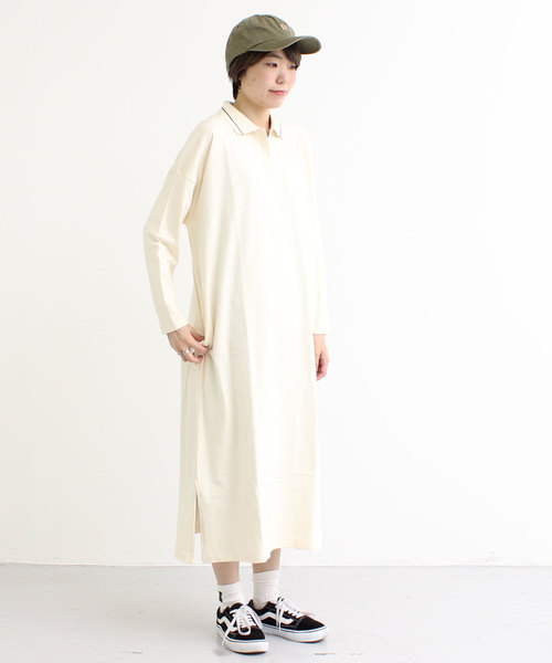 Par Ici パーリッシィ の 天竺longポロワンピース ワンピース Wear